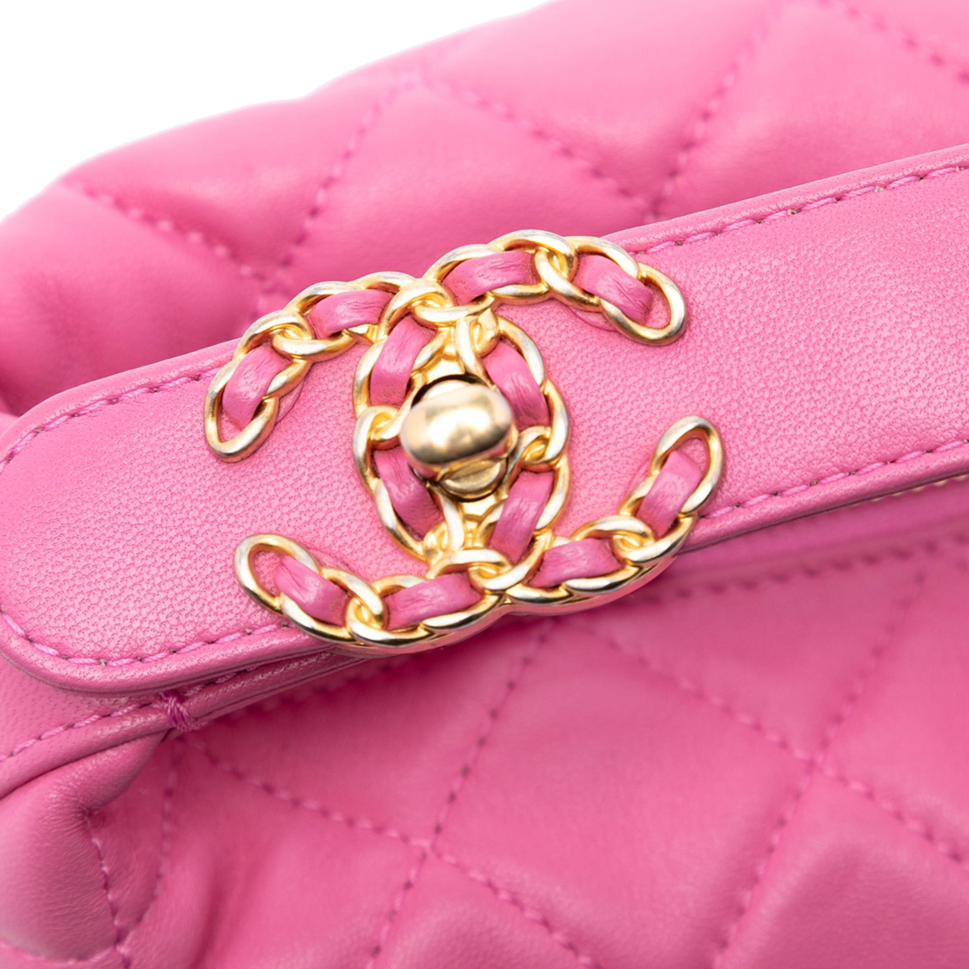 Chanel Small Quilted Lambskin Perfect Meeting Hobo Bag