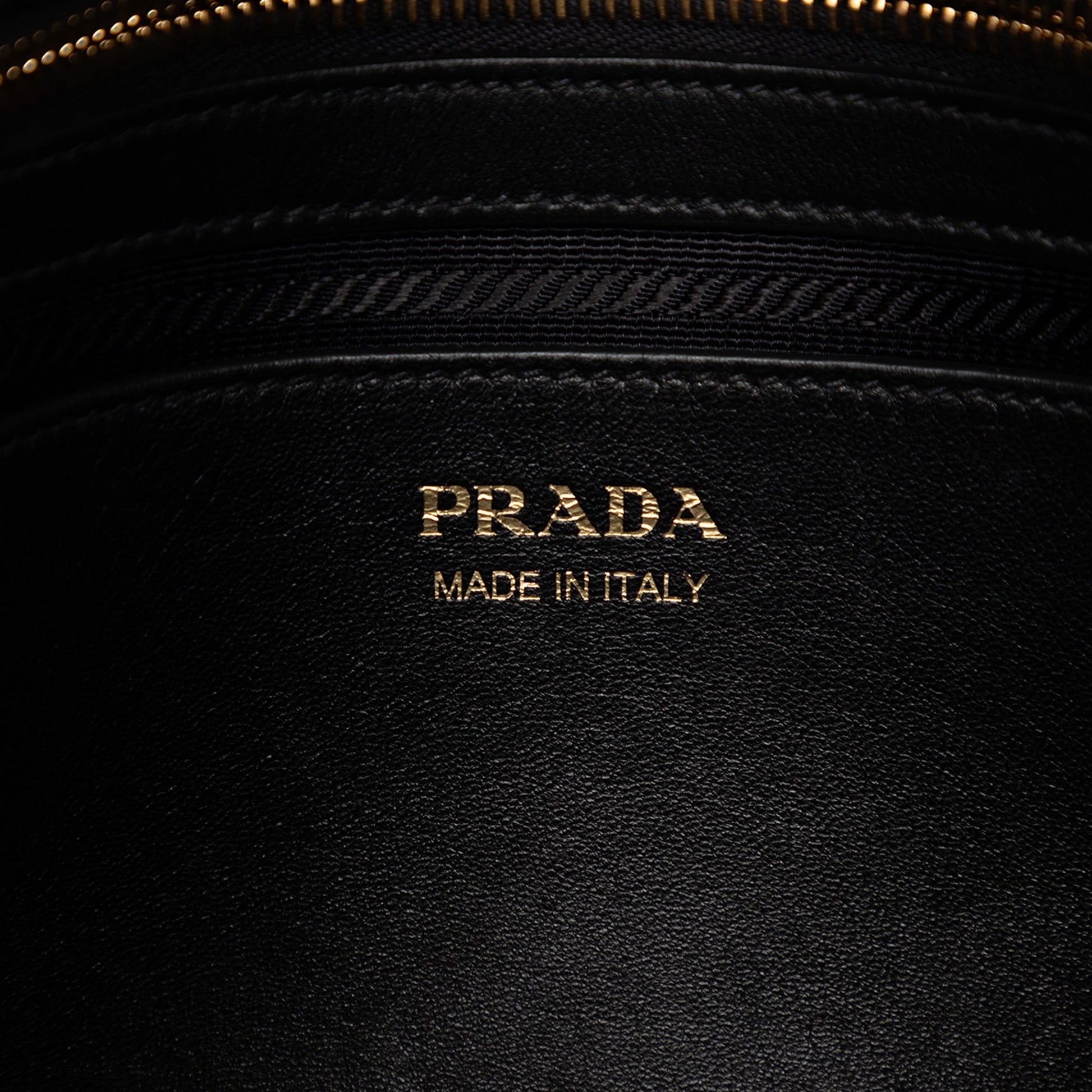 Prada Bicolor Saffiano and City Calf Esplanade Satchel