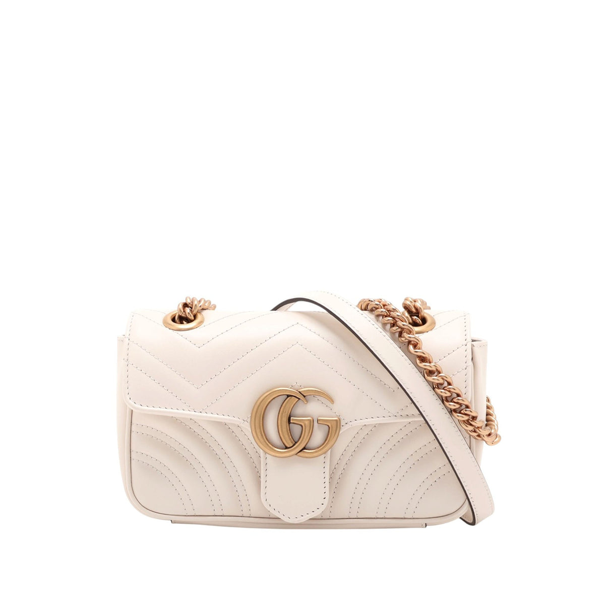 Gucci Small GG Marmont Matelasse Leather Shoulder Bag