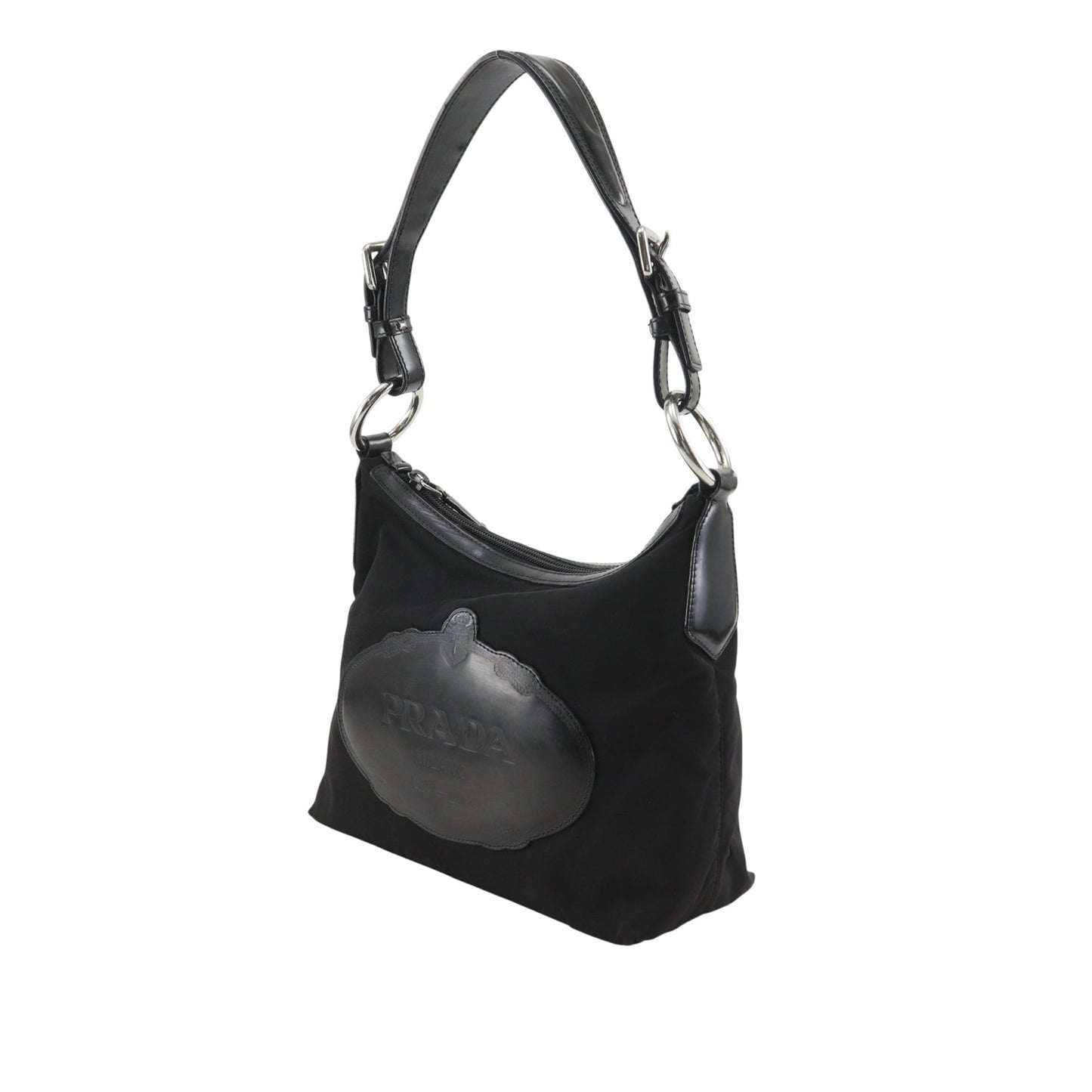 Prada Canapa Logo Tessuto Shoulder Bag