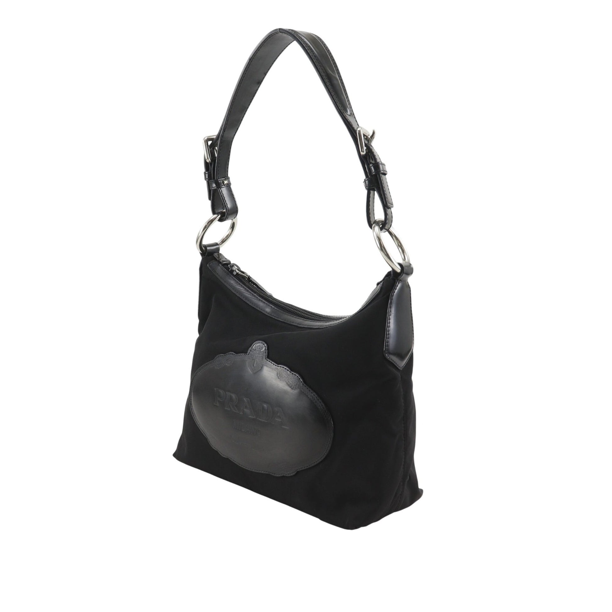 Prada Canapa Logo Tessuto Shoulder Bag