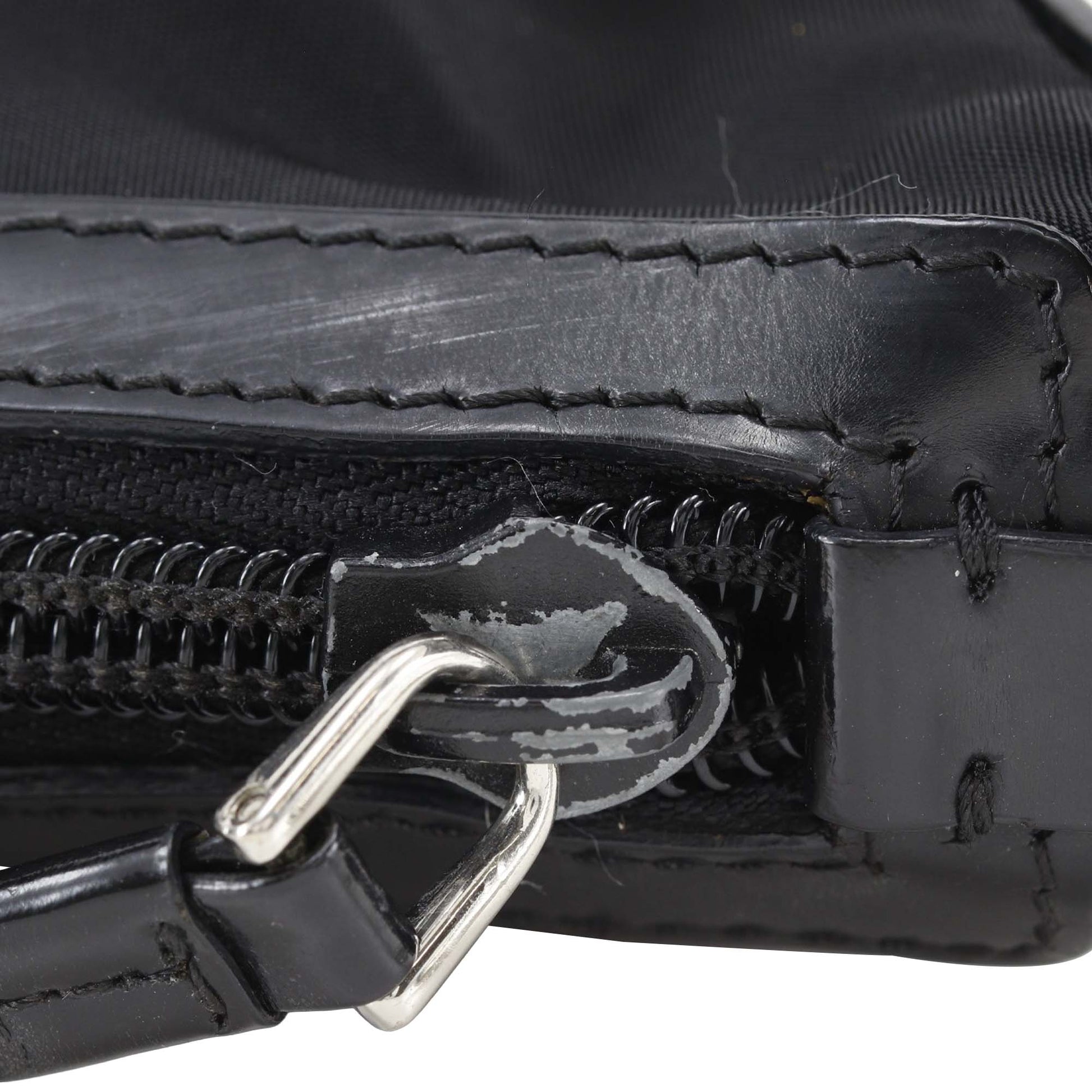 Prada Canapa Logo Tessuto Shoulder Bag