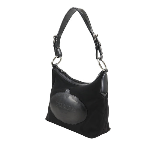 Prada Canapa Logo Tessuto Shoulder Bag