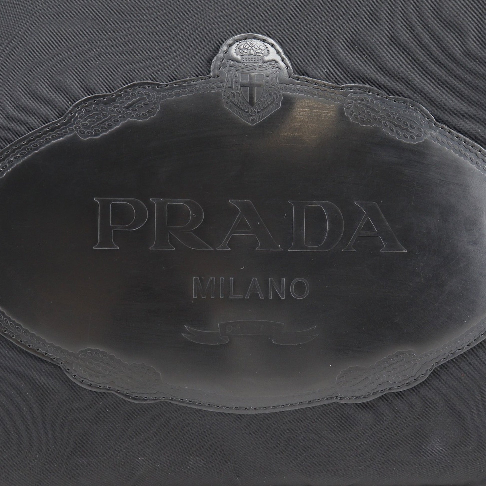 Prada Canapa Logo Tessuto Shoulder Bag