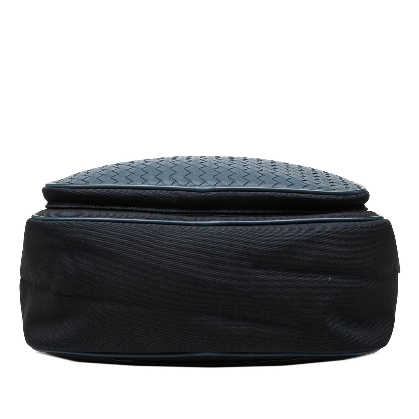 Bottega Veneta Bicolor Nappa Intrecciato Trimmed Canvas Business Bag