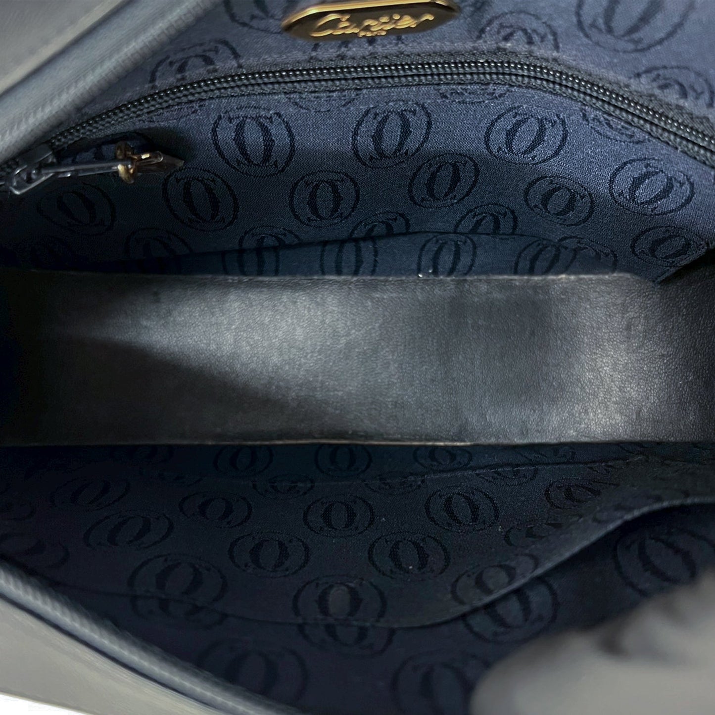 Cartier Leather Sapphire Crossbody
