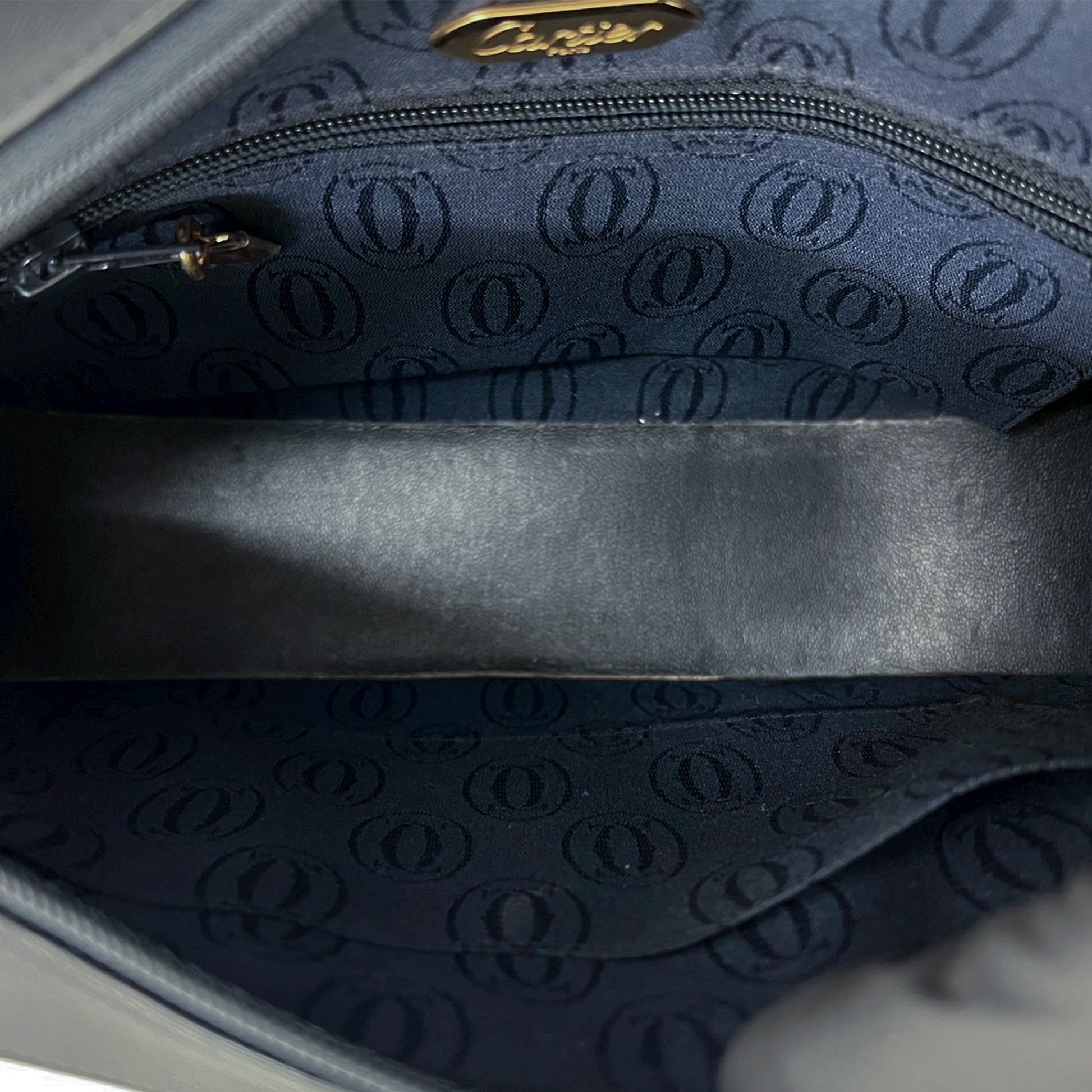 Cartier Leather Sapphire Crossbody