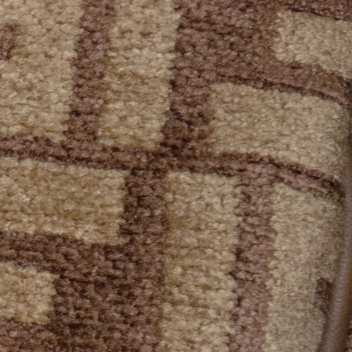 Fendi Zucca Wool Chain Midi Baguette — Brown