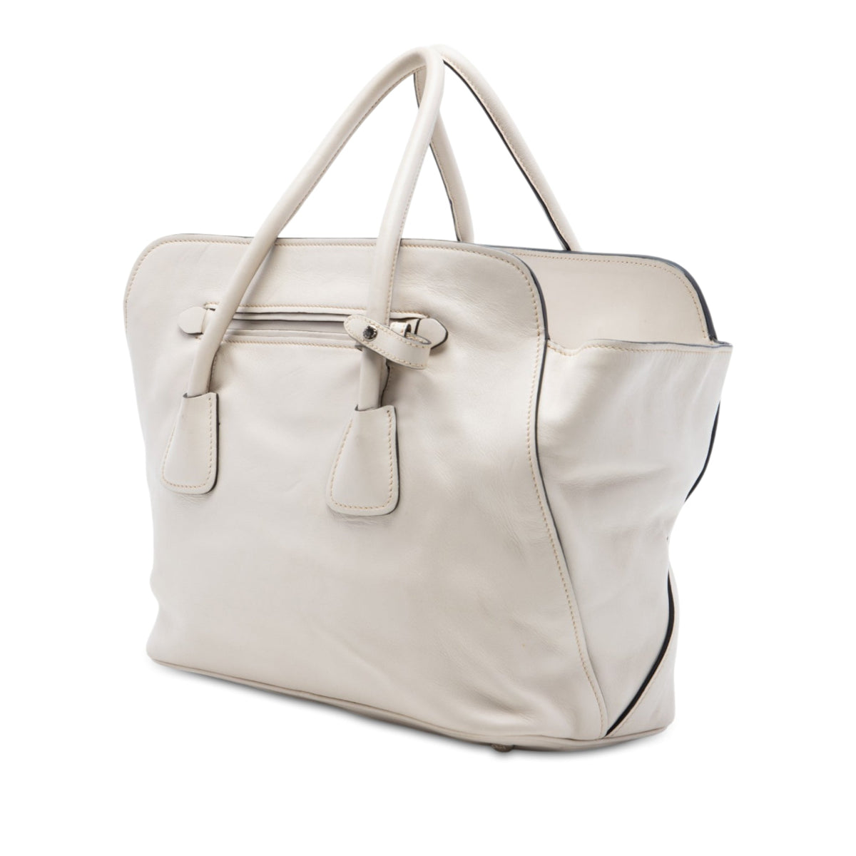 Prada Soft Calf Convertible Shopping Tote