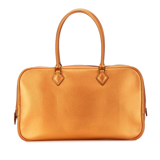Hermès Metallic Chevre Coromandel Plume Elan 28