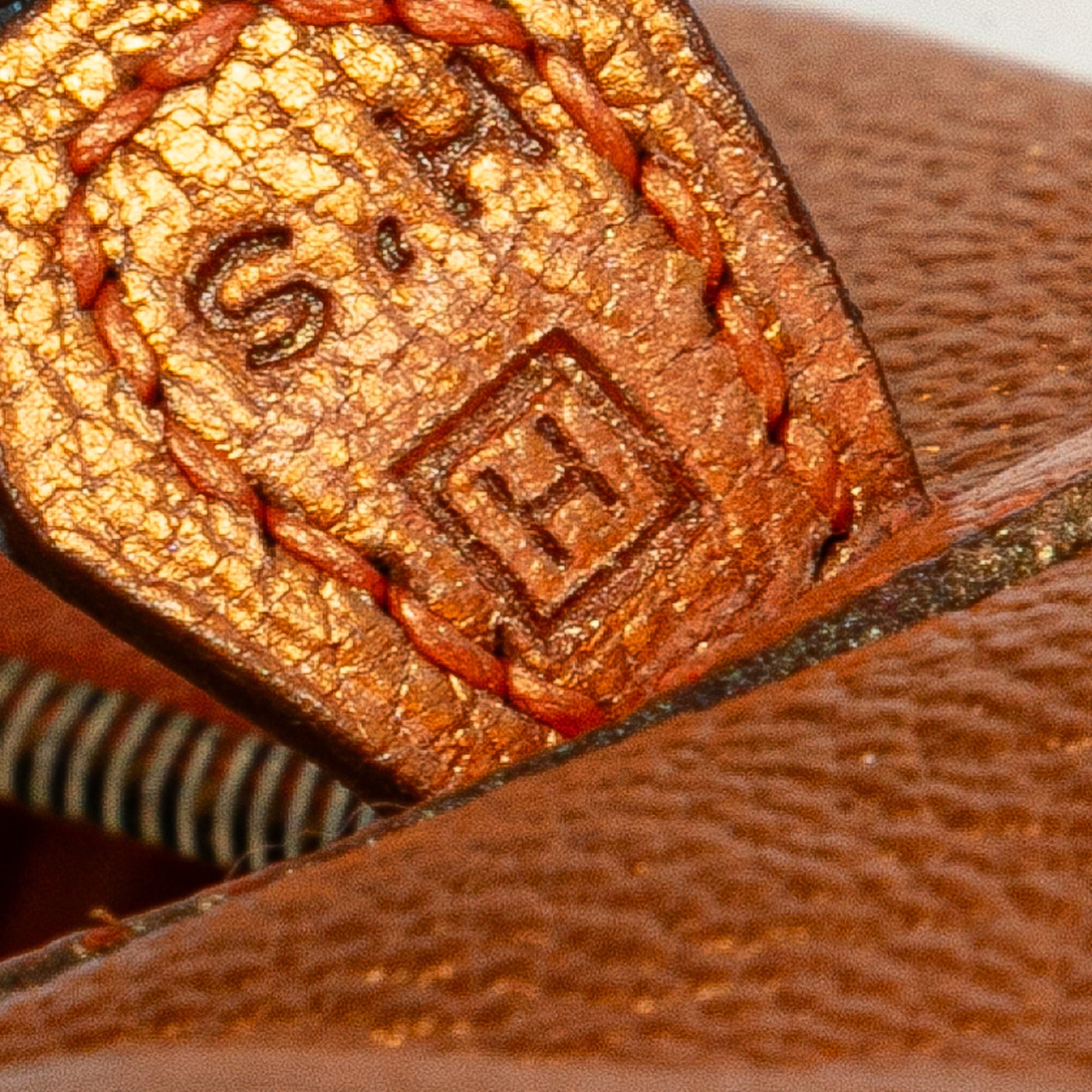 Hermès Metallic Chevre Coromandel Plume Elan 28