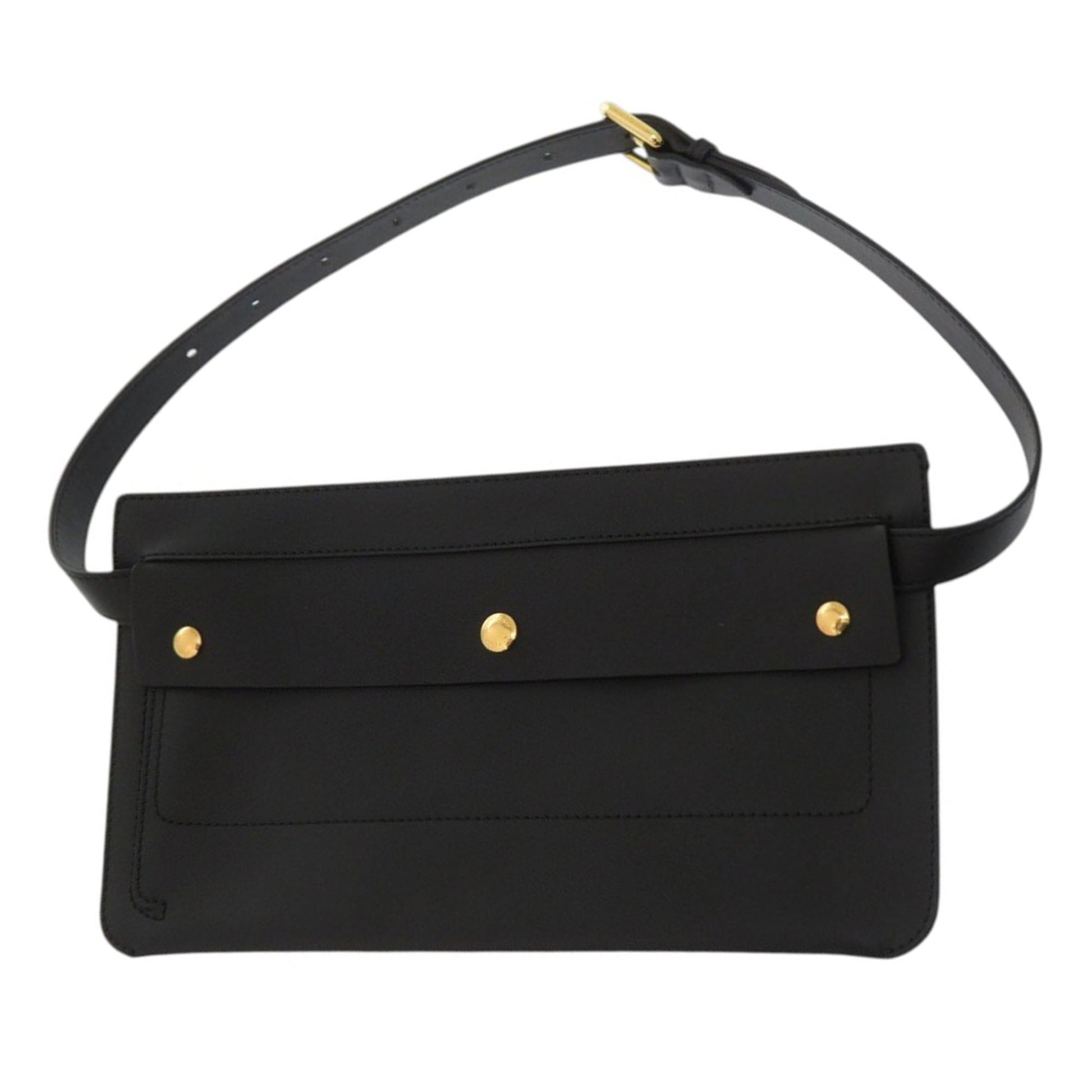 Leather Slim Belt Bag