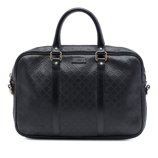 Gucci Medium Diamante Calfskin Bright Business Bag