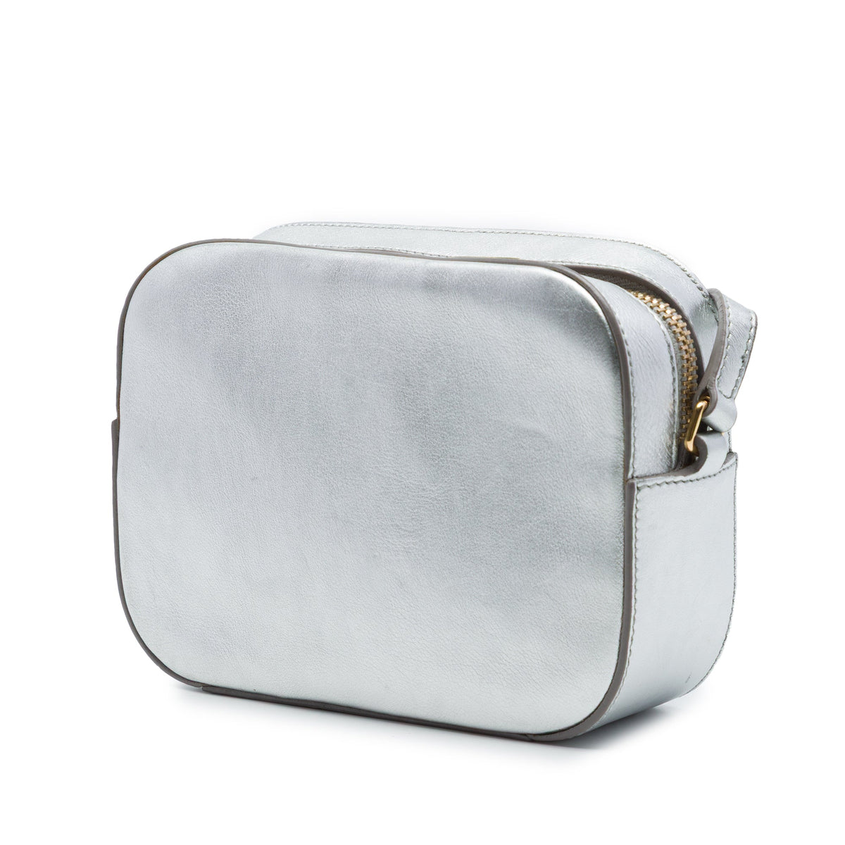 Saint Laurent Small Metallic Calfskin Classic Monogram Camera Bag