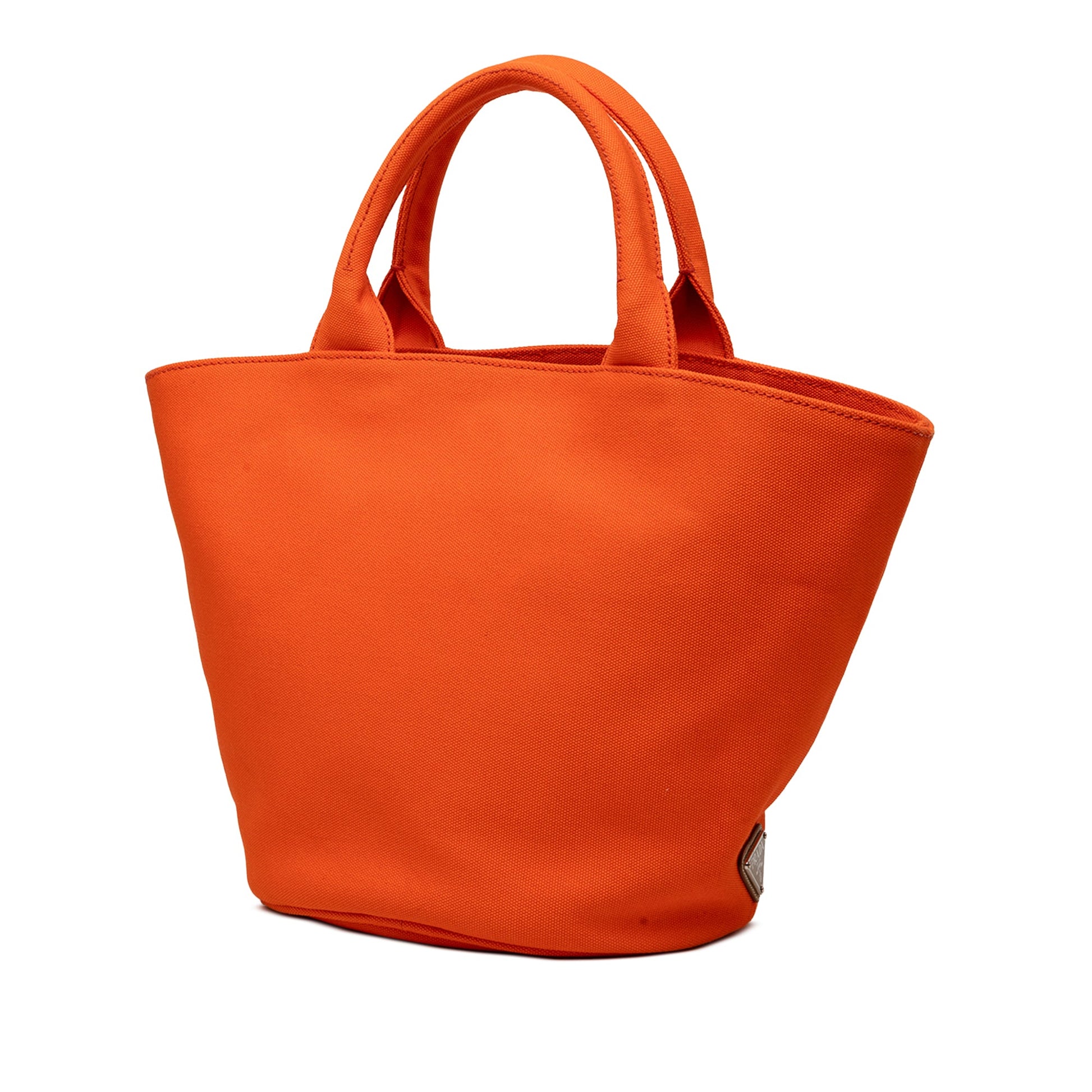 Prada Canvas Canapa Logo Tote