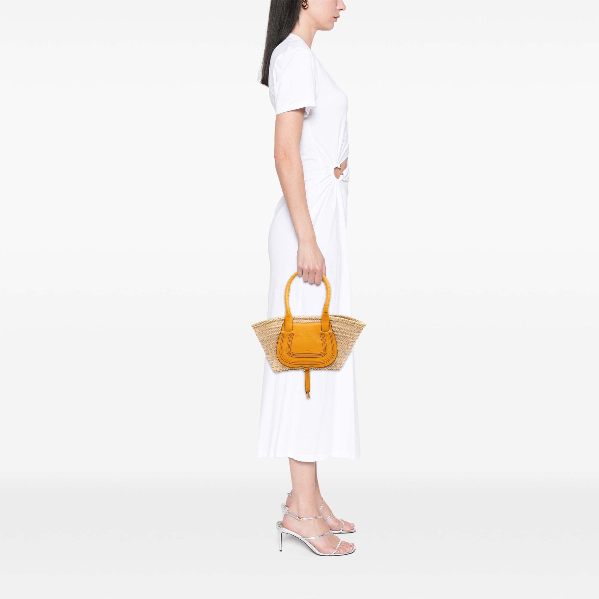 Chloé Medium Raffia Marcie Basket Tote