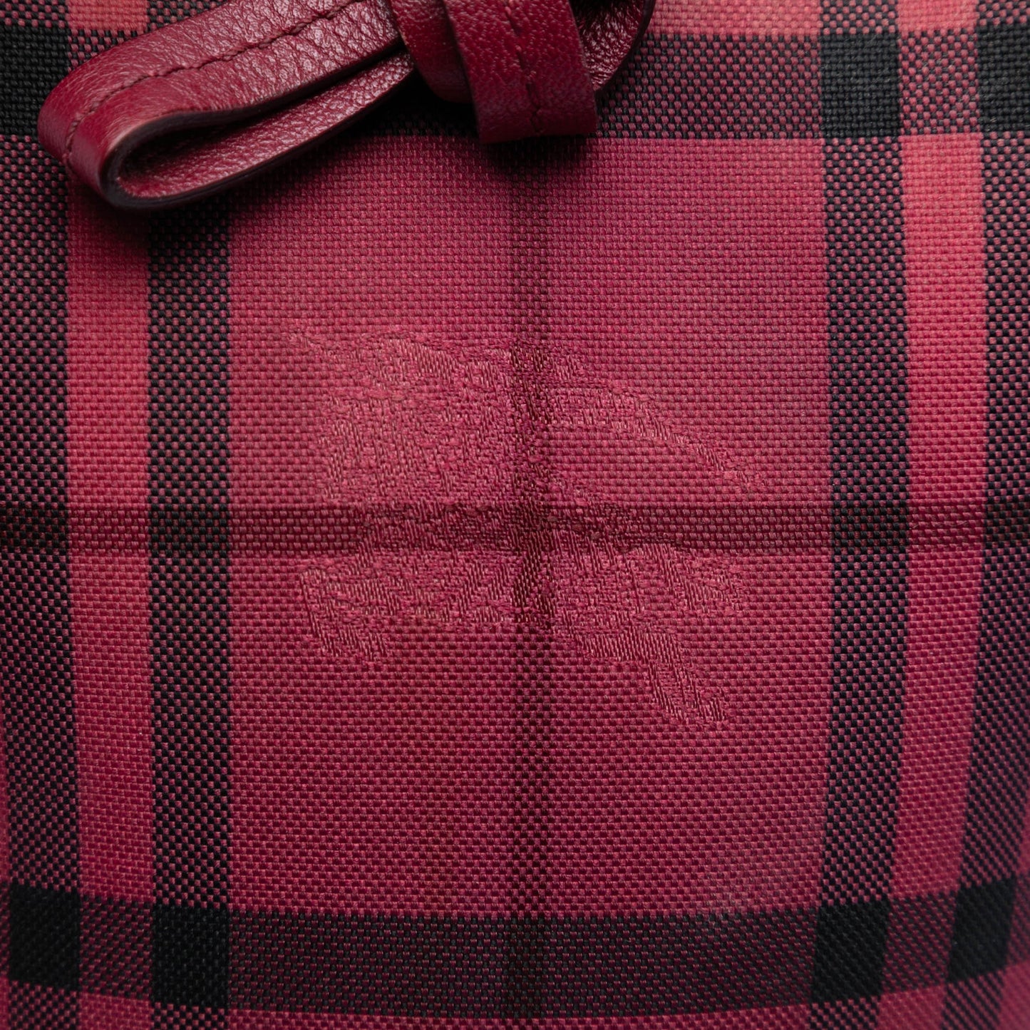Burberry Baby Haymarket Check Nylon Overdyed Bucket Bag