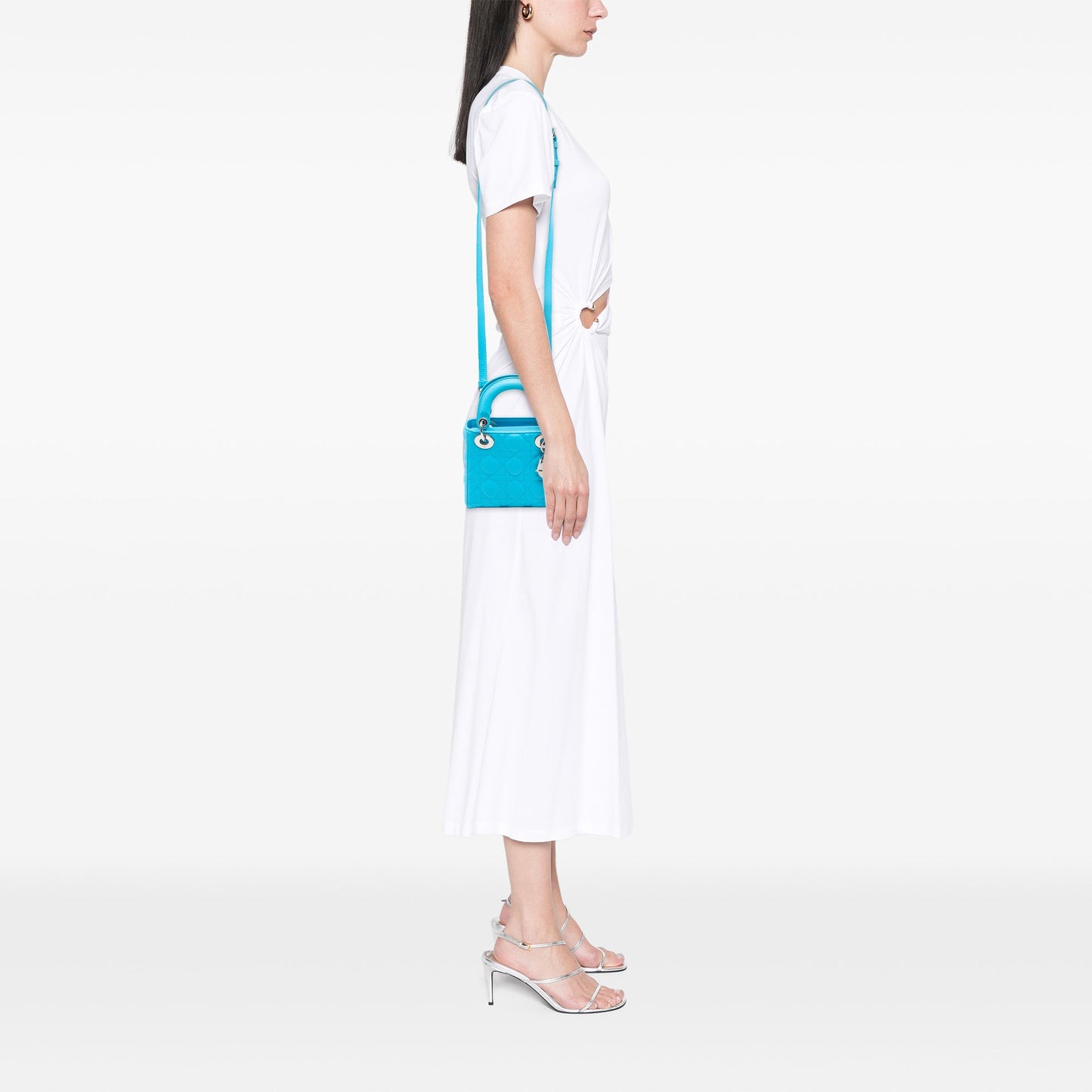 Dior Mini Lambskin Cannage Lady Dior