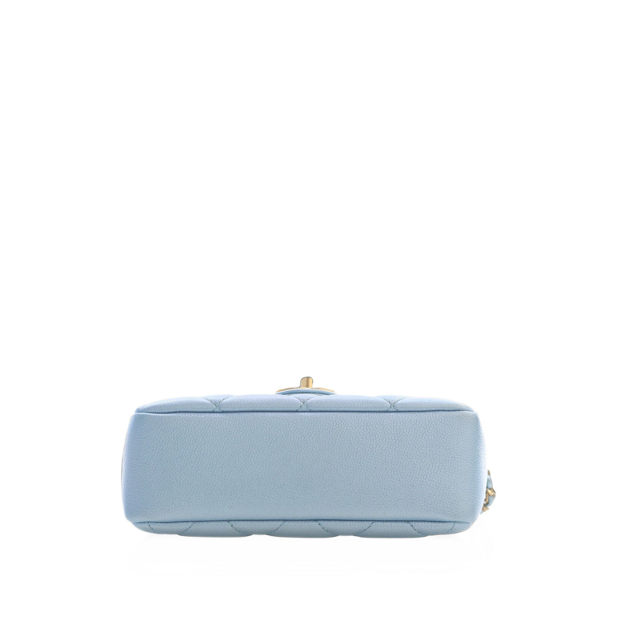 Chanel Mini Quilted Iridescent Caviar My Perfect Flap — Blue