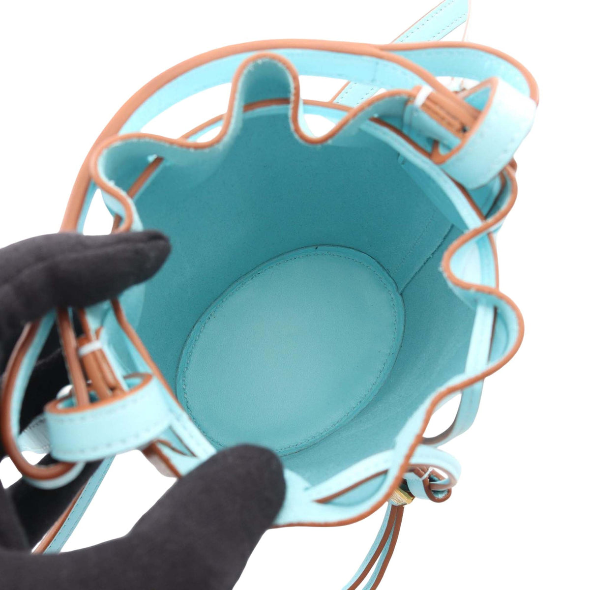 LOEWE Mini Leather Balloon Bucket Bag