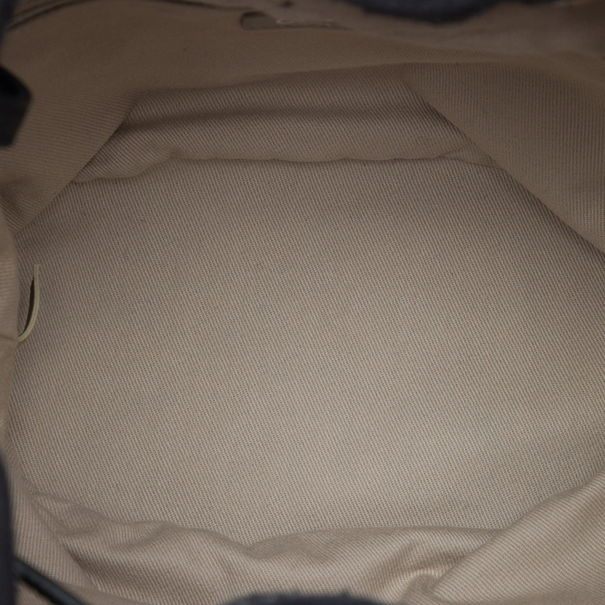 Chanel Canvas and Wool Striped Deauville Drawstring Bucket Bag