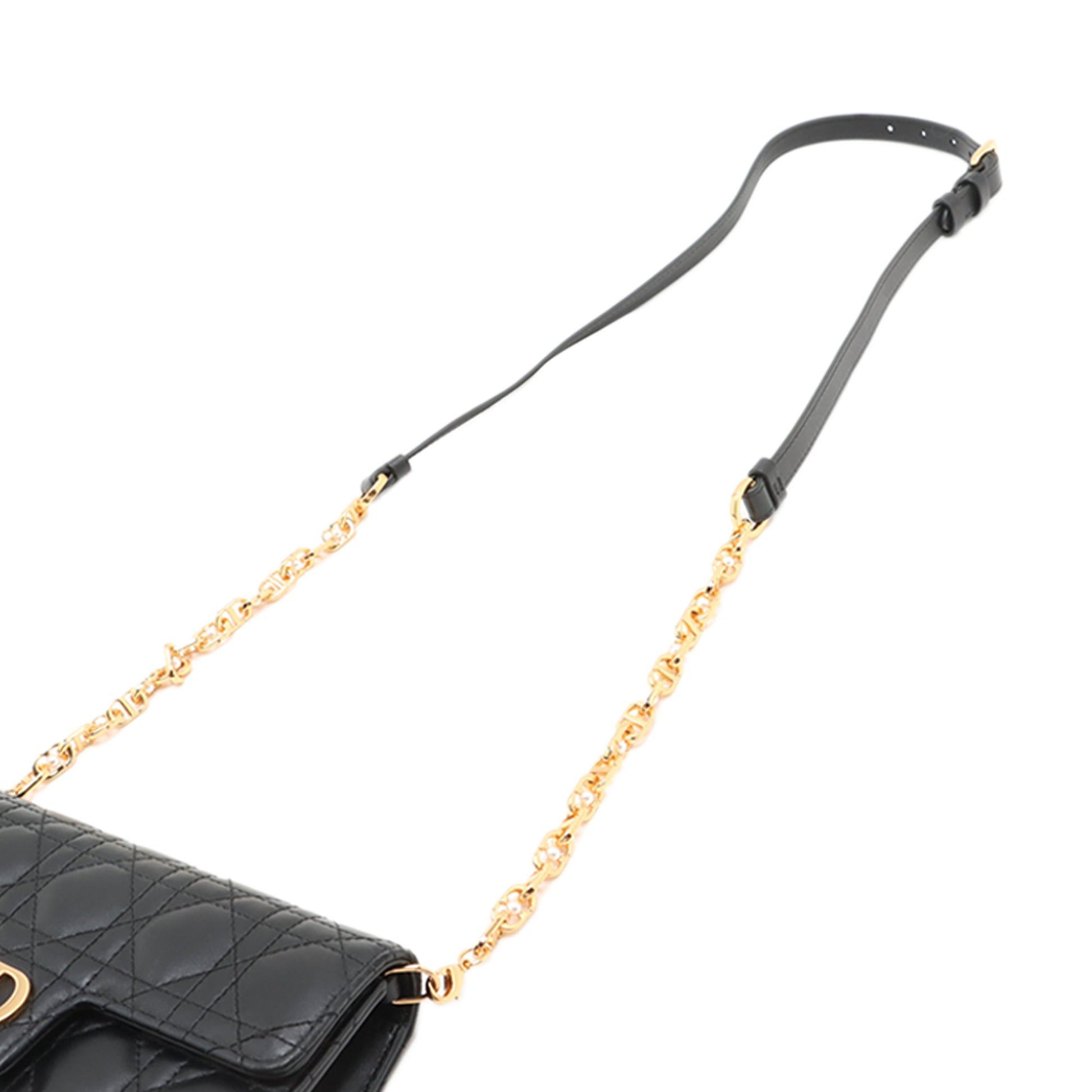 Dior lambskin Cannage Jolie Chain Crossbody