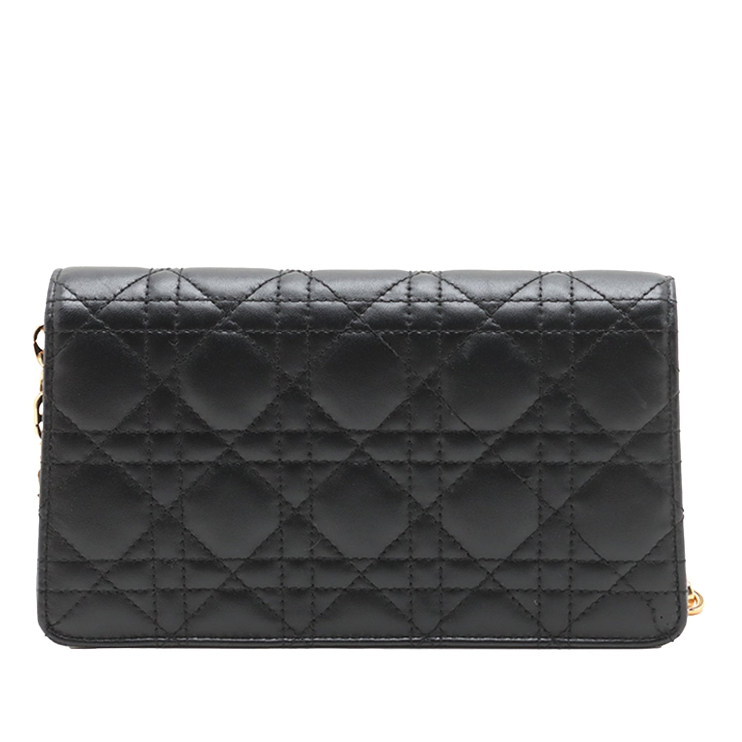 Dior lambskin Cannage Jolie Chain Crossbody