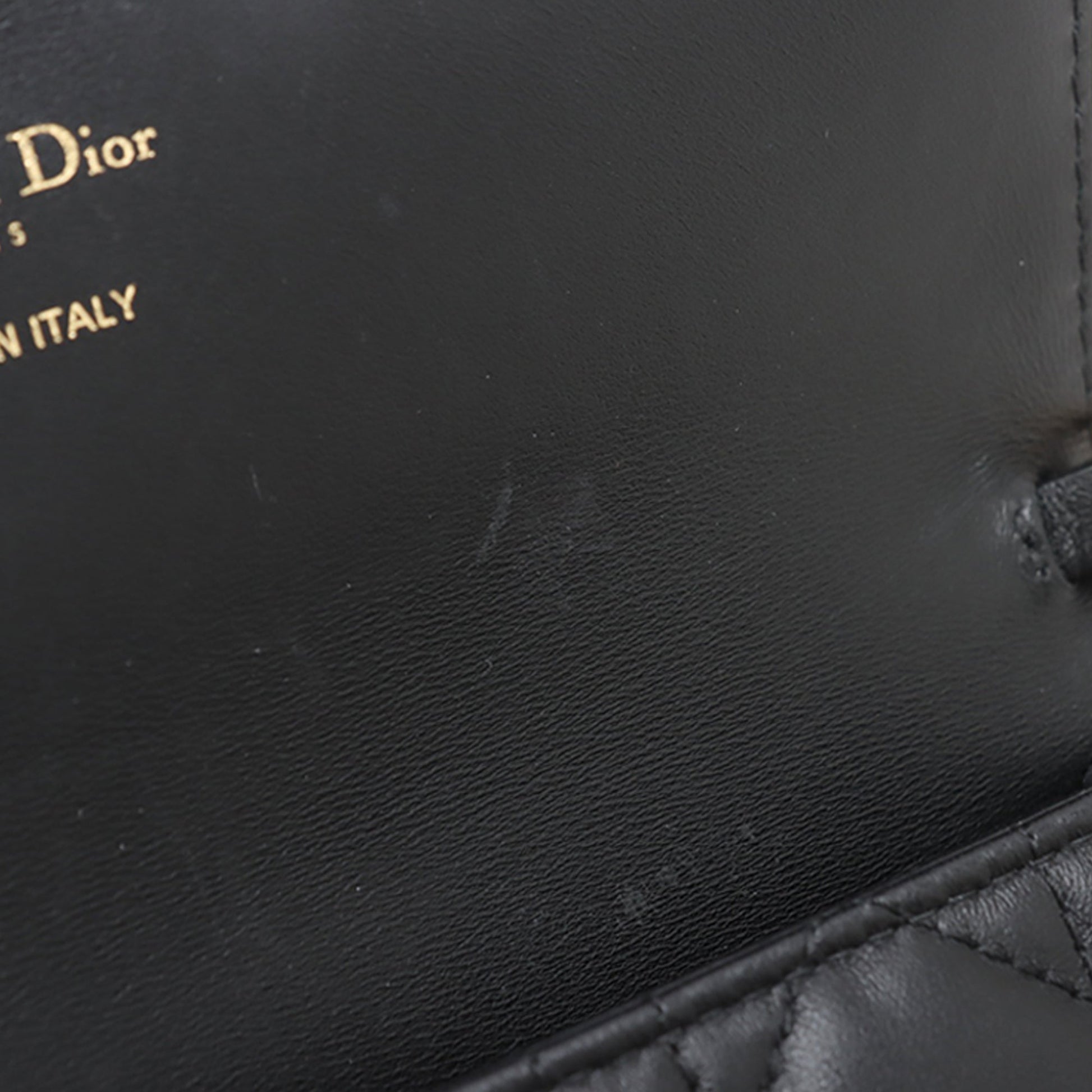 Dior lambskin Cannage Jolie Chain Crossbody