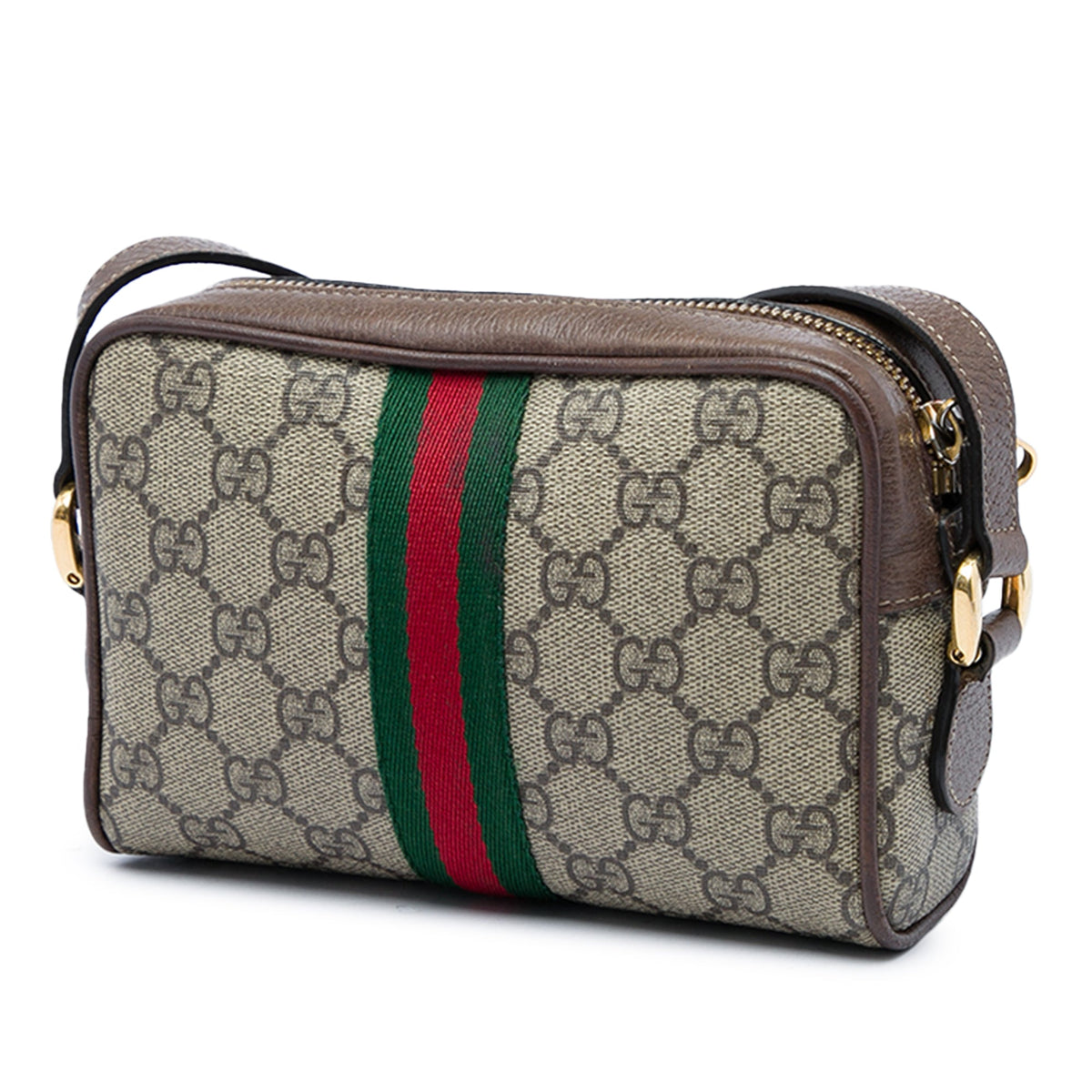 Gucci Mini GG Supreme Web Ophidia Crossbody