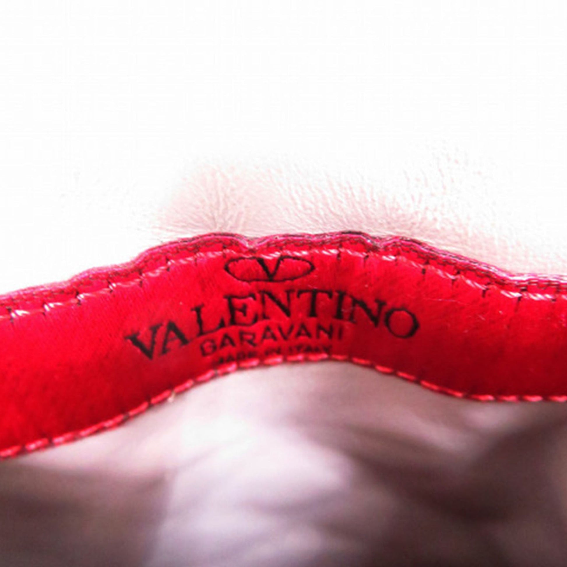 Valentino Lambskin Rockstud Spike Phone Case Crossbody