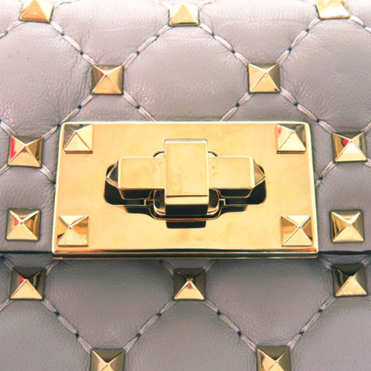 Valentino Lambskin Rockstud Spike Phone Case Crossbody