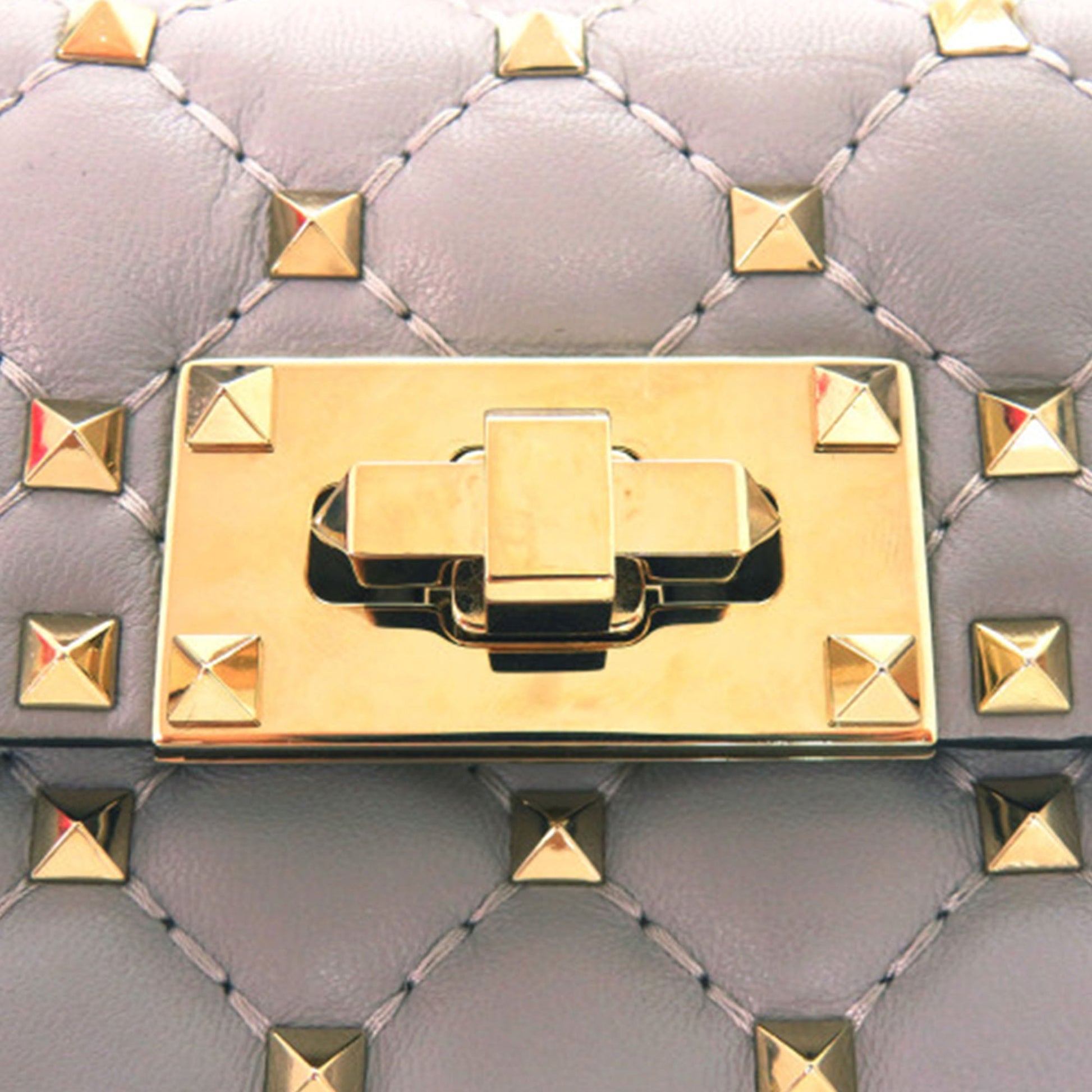 Valentino Lambskin Rockstud Spike Phone Case Crossbody