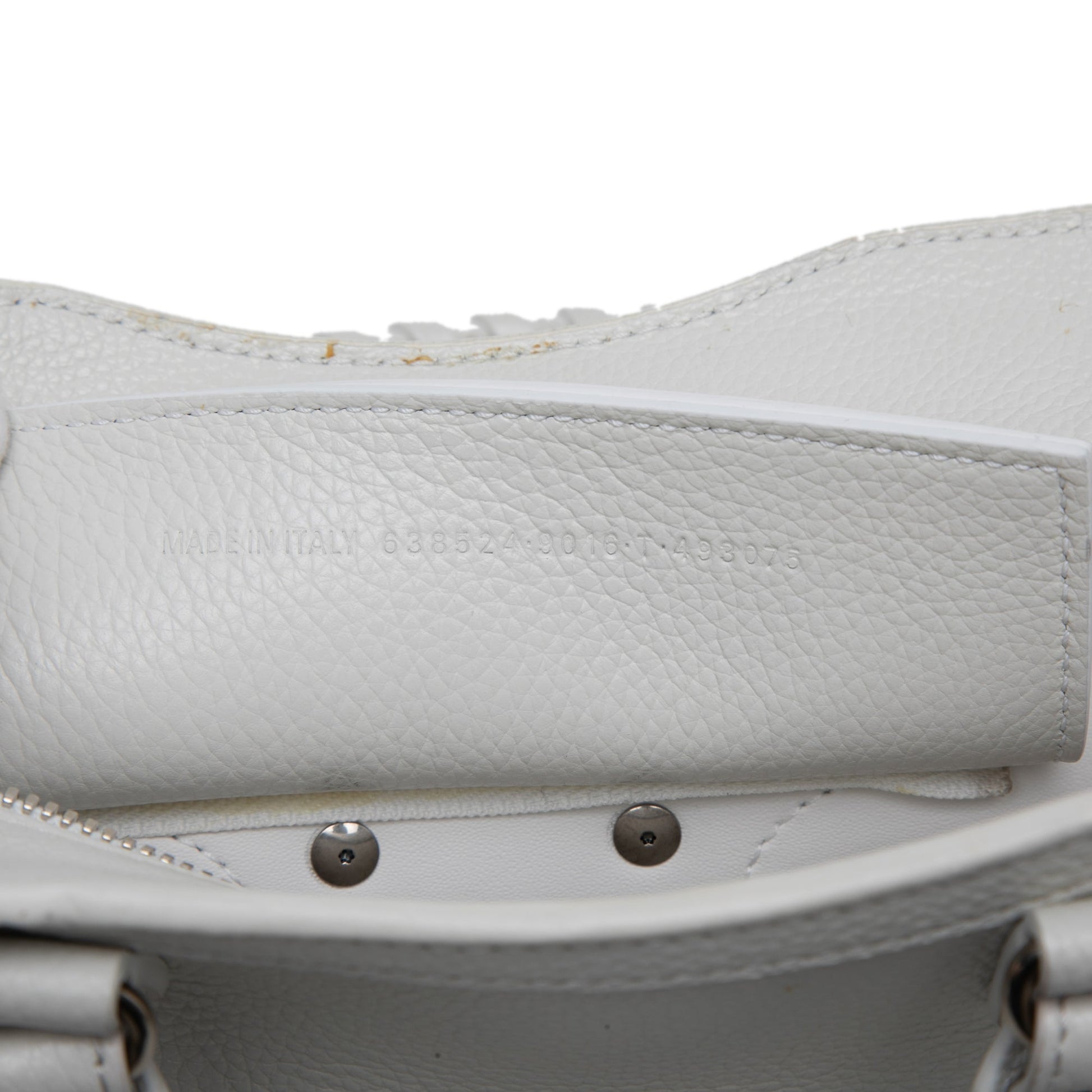 Balenciaga Mini Calfskin Motocross Neo Classic City Satchel