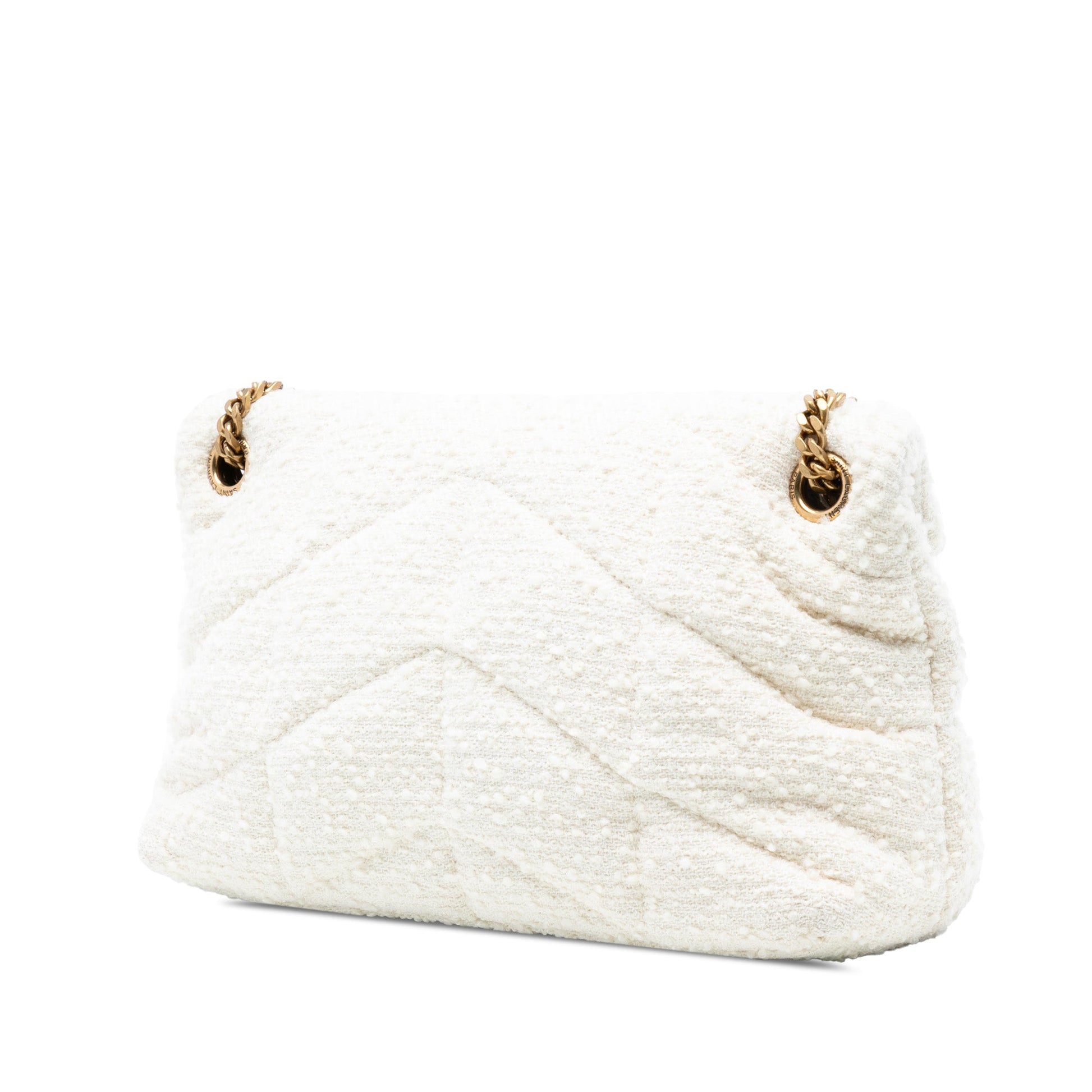 Toy Matelasse Boucle Tweed Monogram LouLou Puffer Crossbody