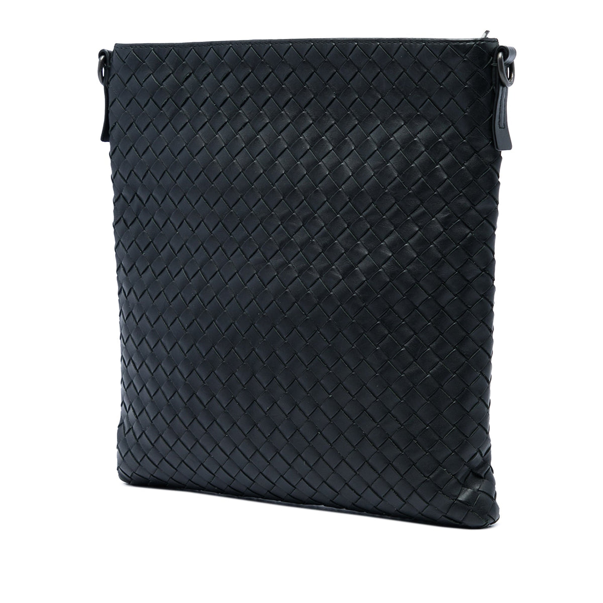 Bottega Veneta Nappa Intrecciato VN Crossbody — Black