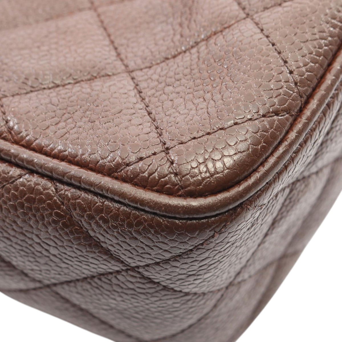 Chanel CC Quilted Caviar Tassel Camera Bag