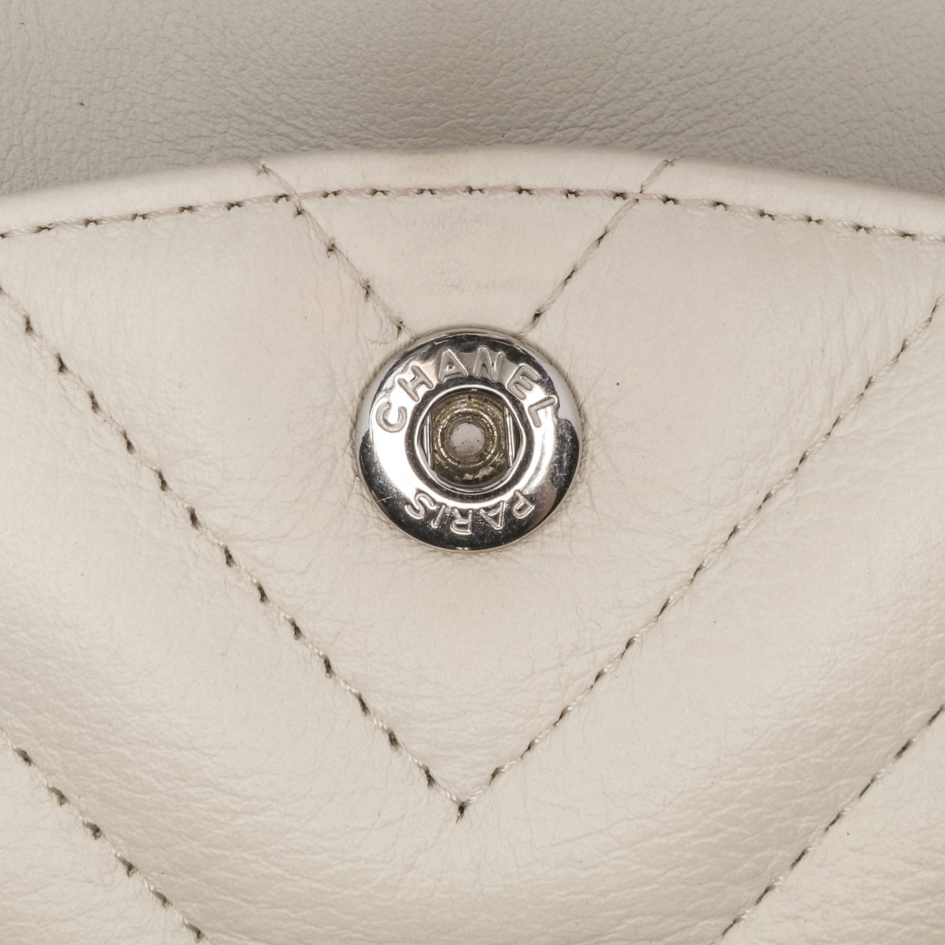 Chanel Small Classic Chevron Lambskin Double Flap