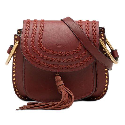 Chloé Medium Leather Braided Hudson Crossbody