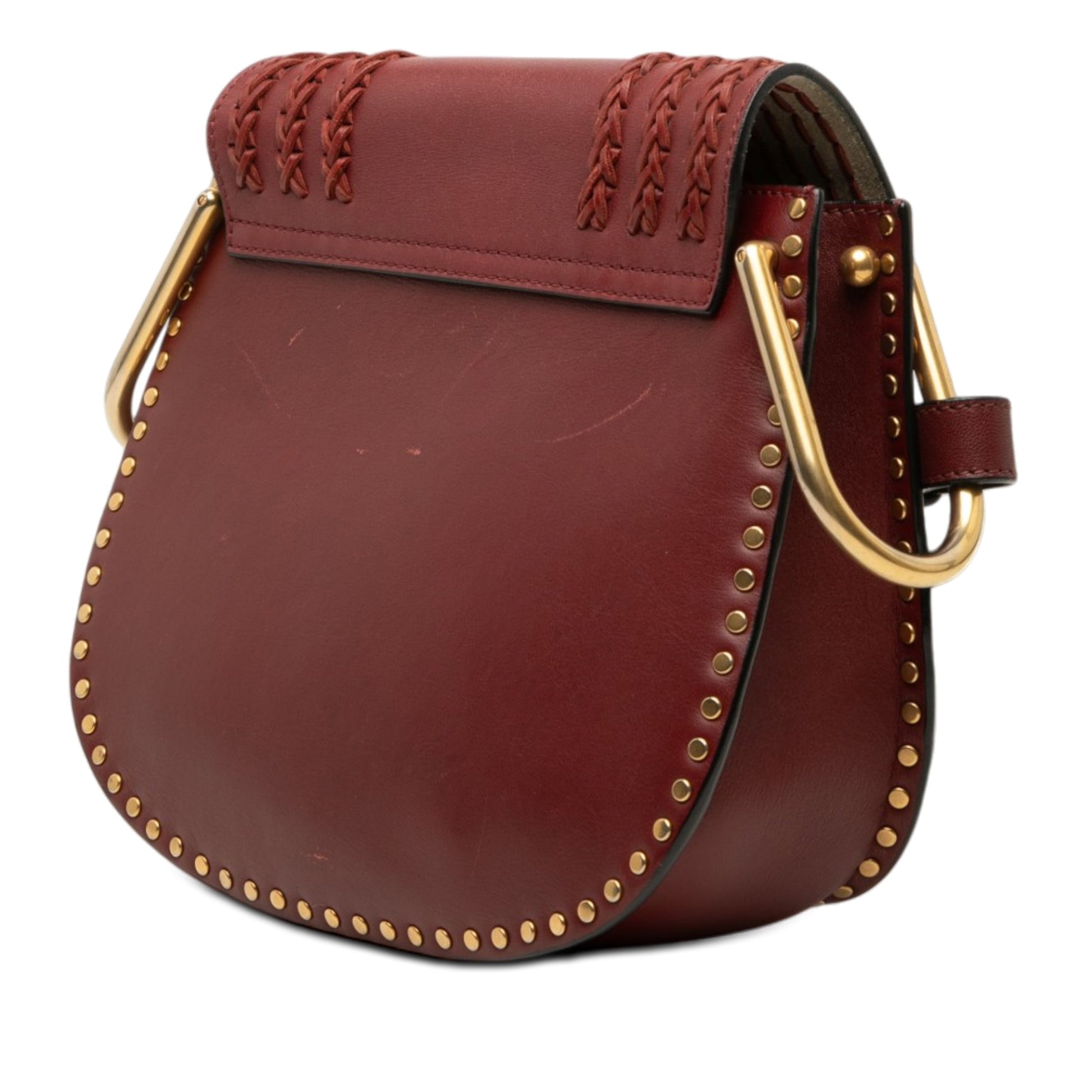 Chloé Medium Leather Braided Hudson Crossbody