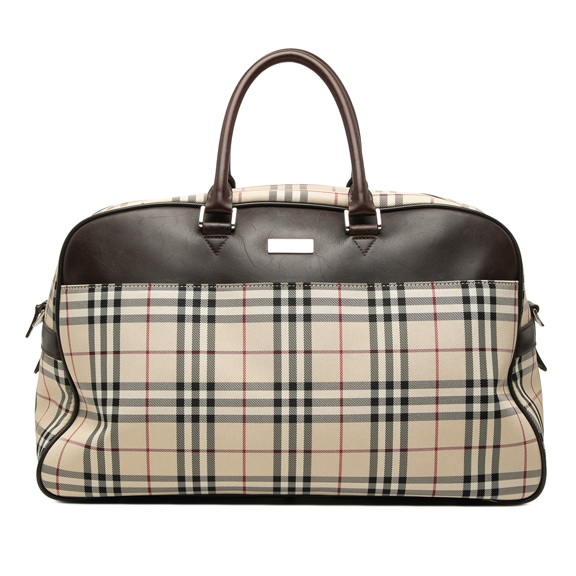 Burberry House Check Canvas Travel Bag