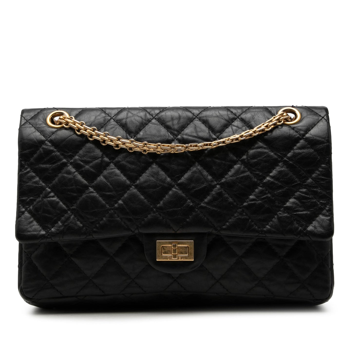 Chanel Quilted Aged Calfskin Reissue 2.55 Double Flap 226