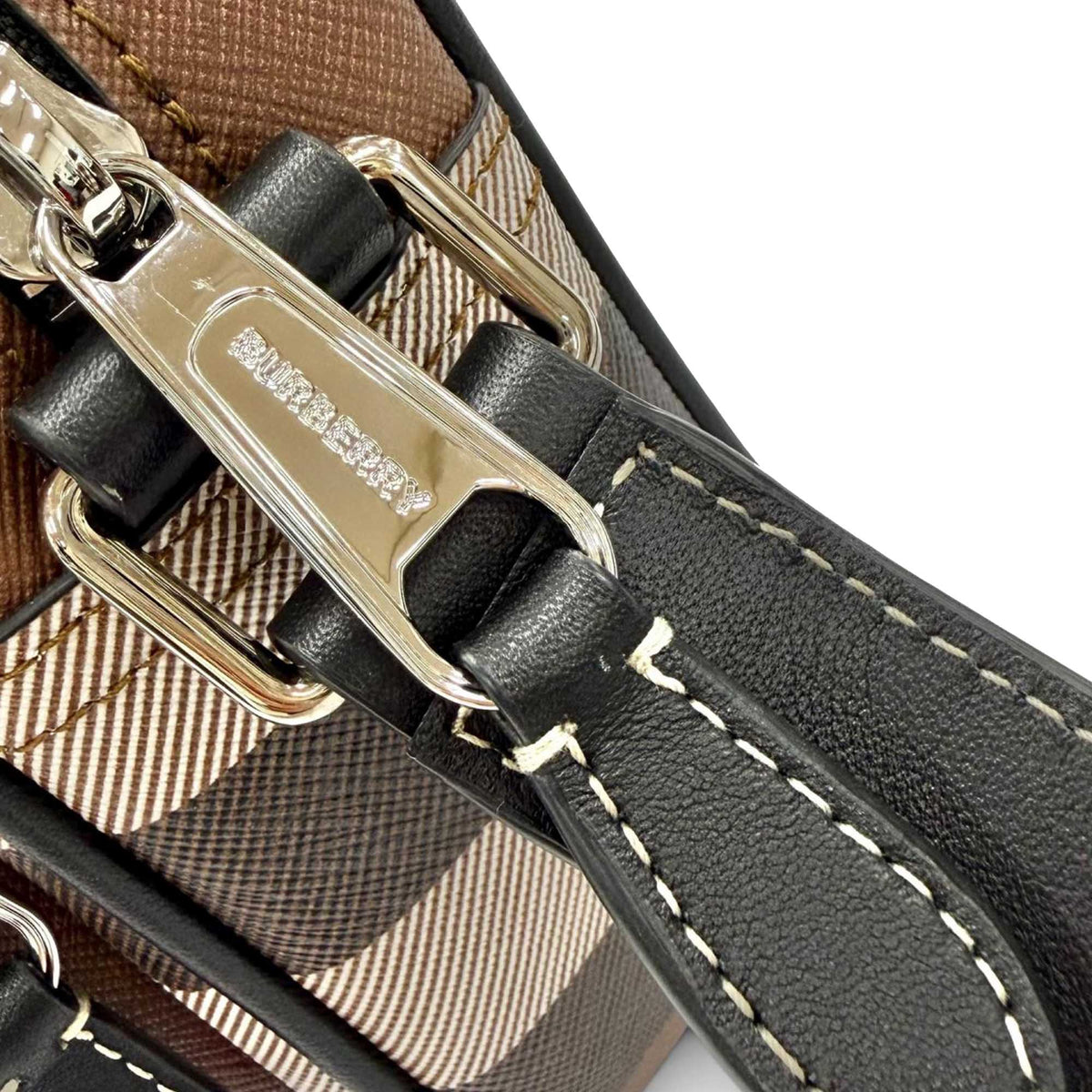 Burberry Giant Check E-Canvas Paddy Crossbody