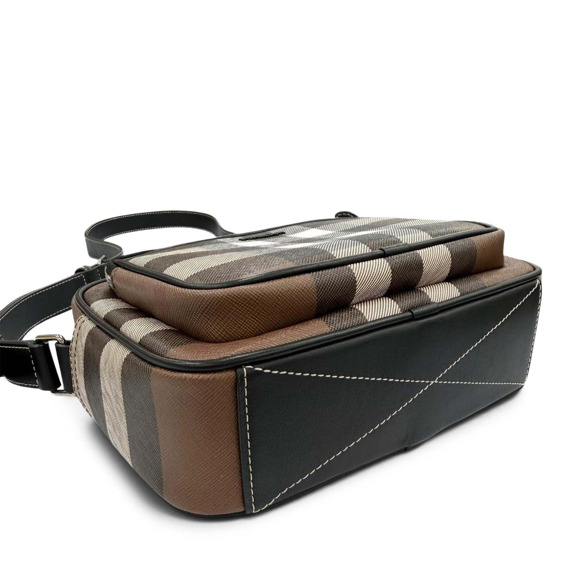 Burberry Giant Check E-Canvas Paddy Crossbody