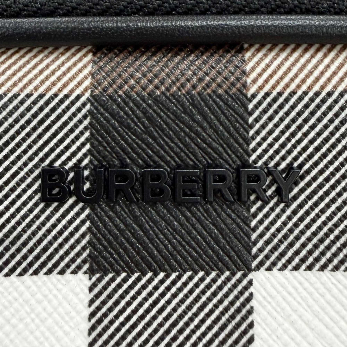 Burberry Giant Check E-Canvas Paddy Crossbody