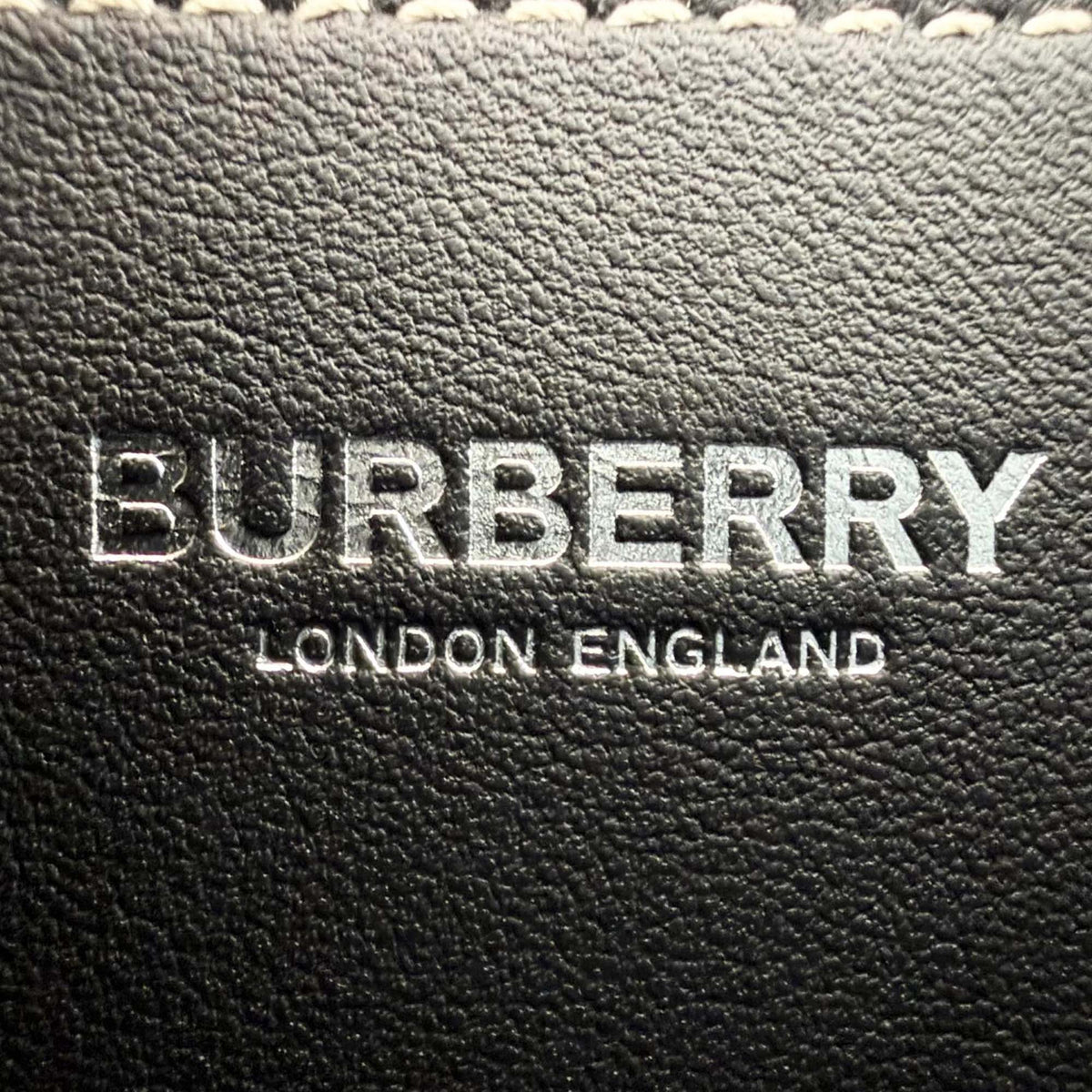 Burberry Giant Check E-Canvas Paddy Crossbody