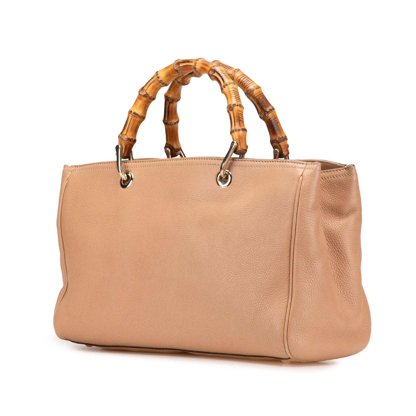 Gucci Medium Calfskin Bamboo Shopper Satchel