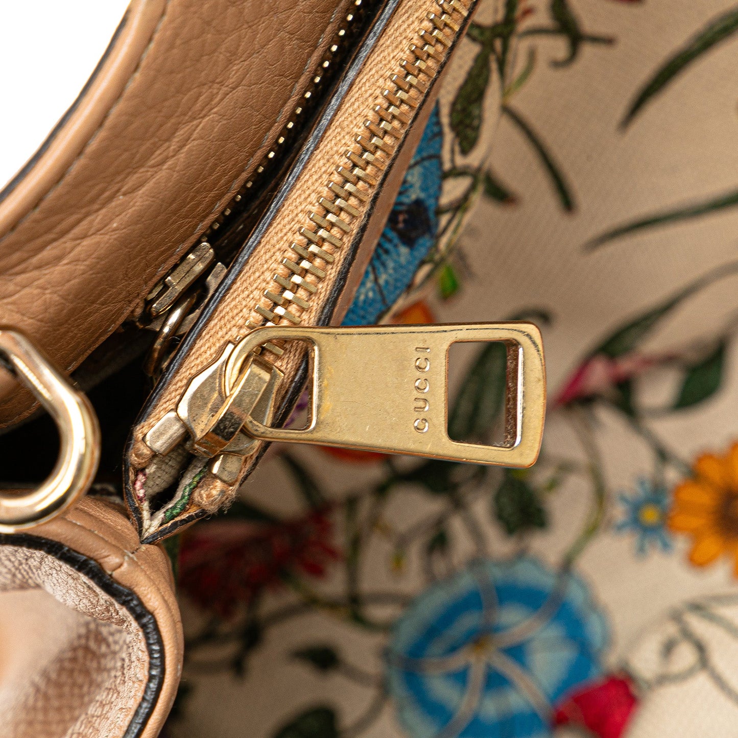 Gucci Medium Calfskin Bamboo Shopper Satchel