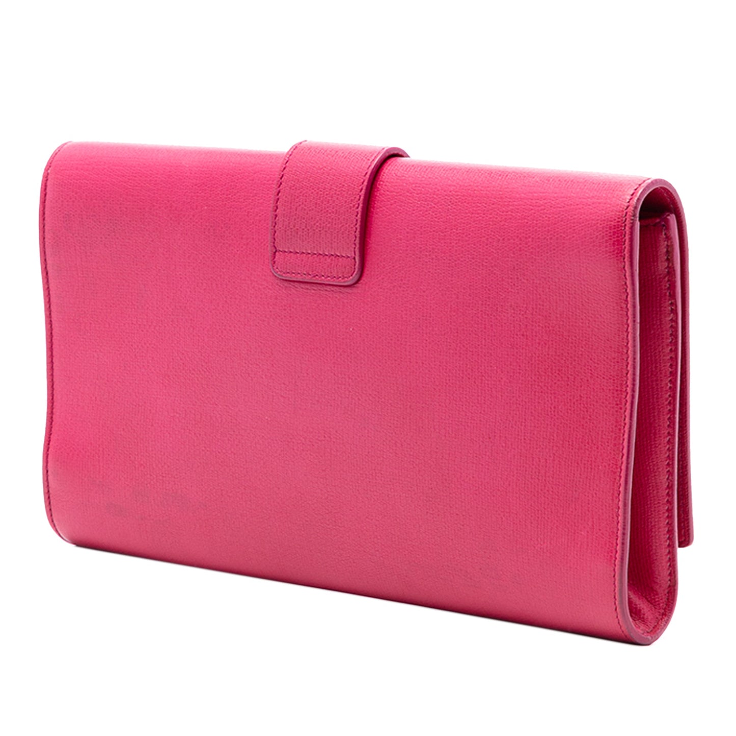 Saint Laurent Textured Calfskin Chyc Ligne Clutch