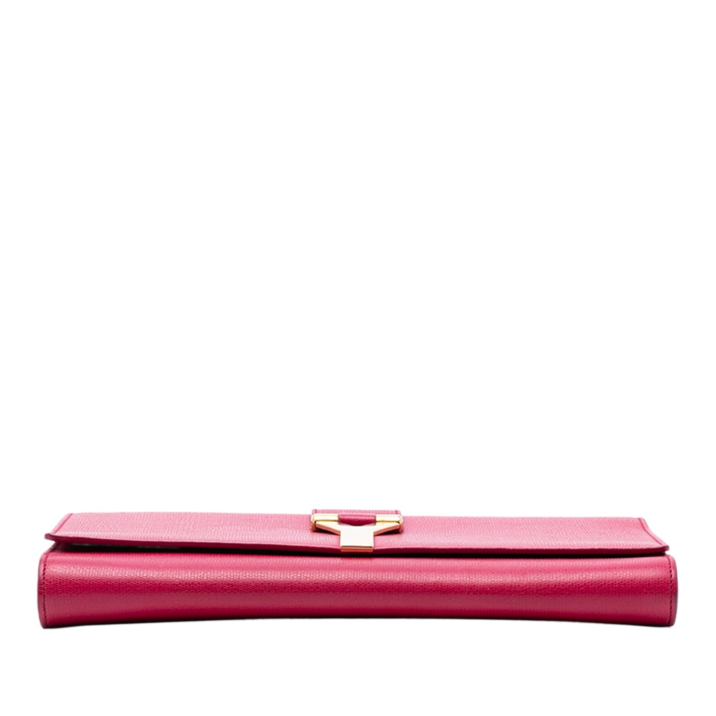 Saint Laurent Textured Calfskin Chyc Ligne Clutch