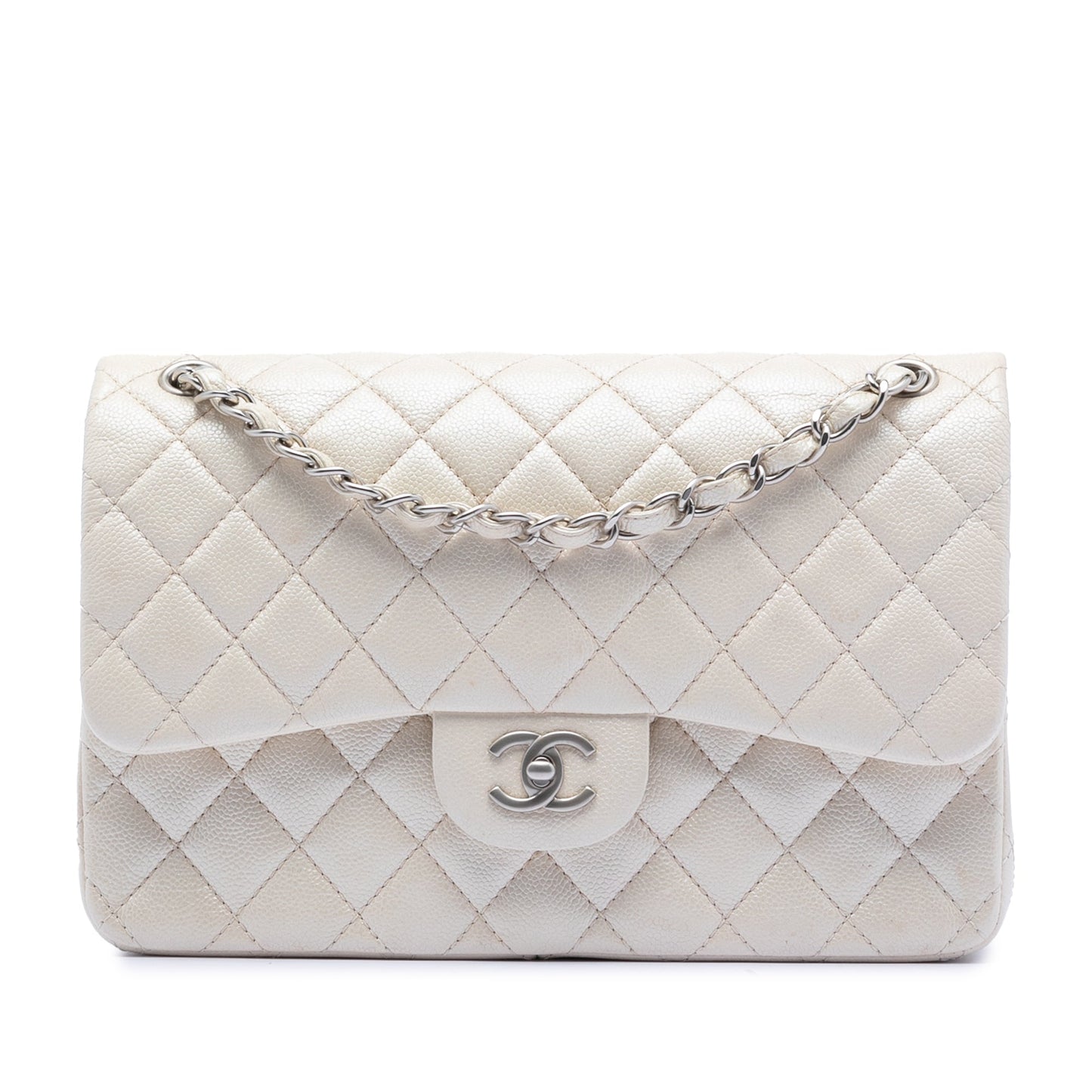 Chanel Jumbo Classic Iridescent Caviar Double Flap